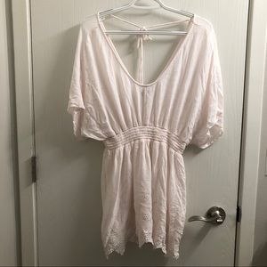 Chelsea28 pale pink cover-up dress M
